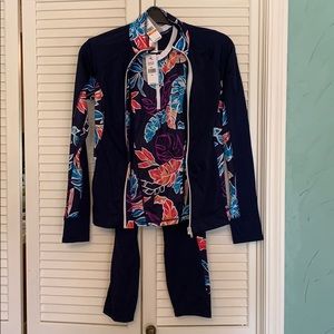Tommy Bahama 3 piece activewear swim set